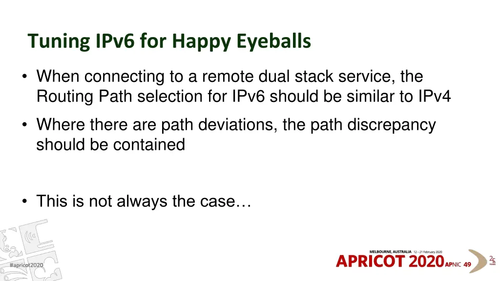 tuning ipv6 for happy eyeballs