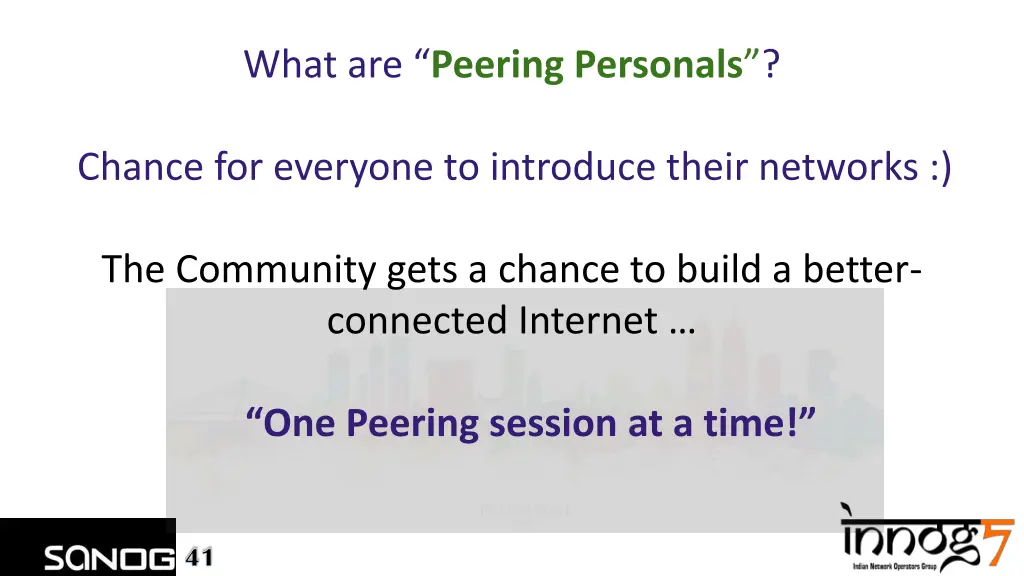 what are peering personals