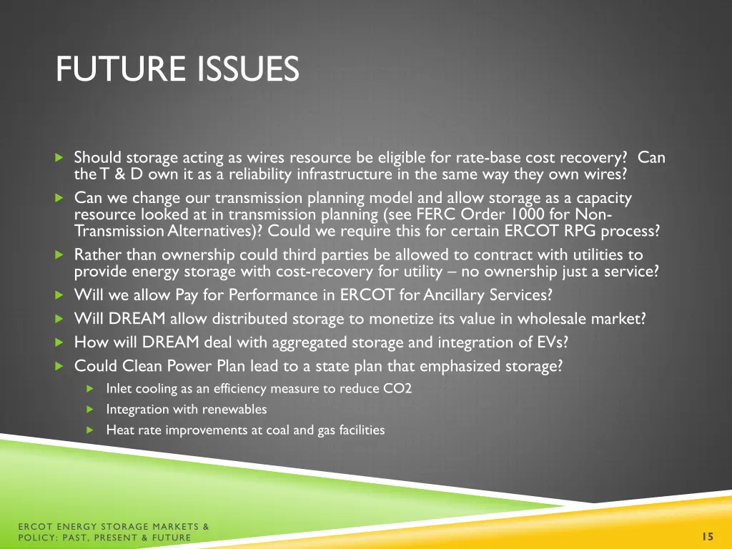 future issues