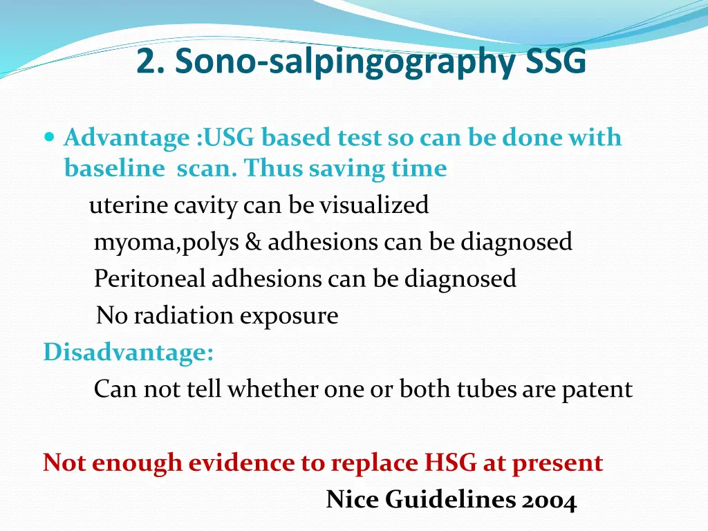 2 sono salpingography ssg