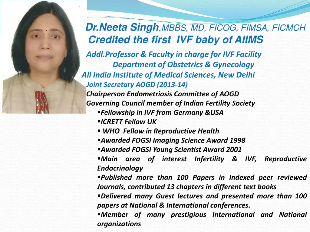 dr neeta singh mbbs md ficog fimsa ficmch