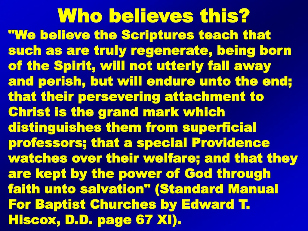 who believes this who believes this we believe