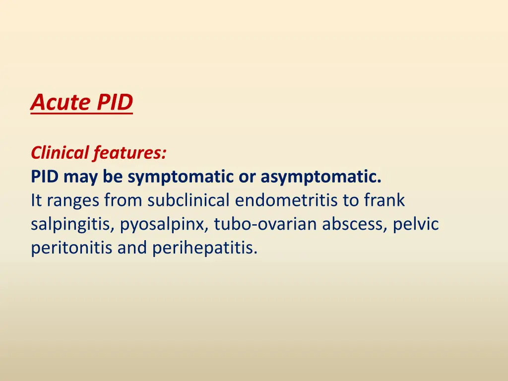acute pid