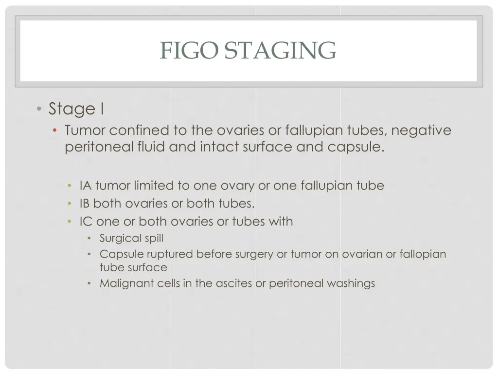 figo staging