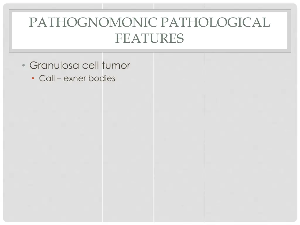 pathognomonic pathological features 1