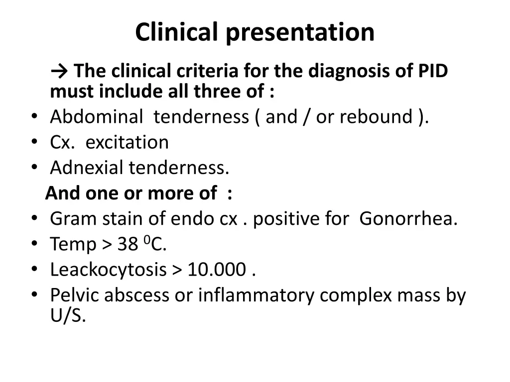 clinical presentation 2