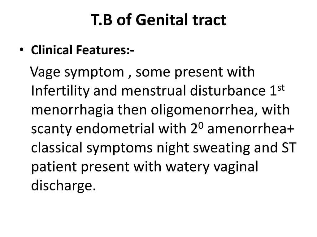 t b of genital tract 2