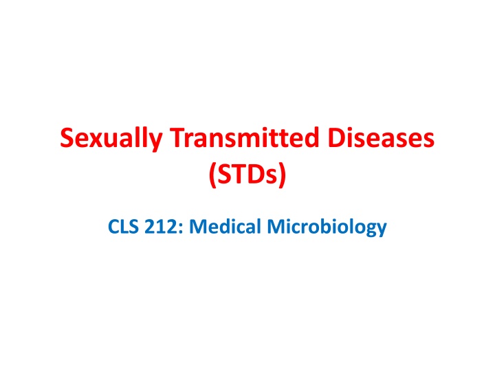 sexually transmitted diseases stds