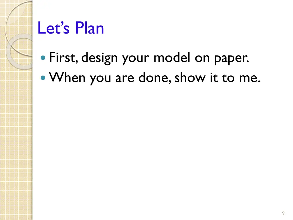let s plan