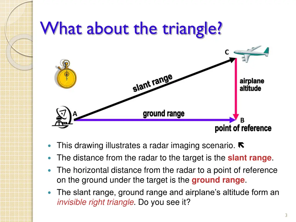 what about the triangle