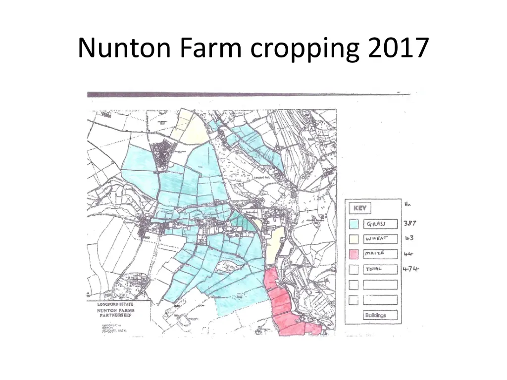 nunton farm cropping 2017