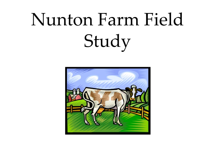 nunton farm field study