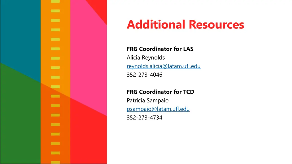 additional resources