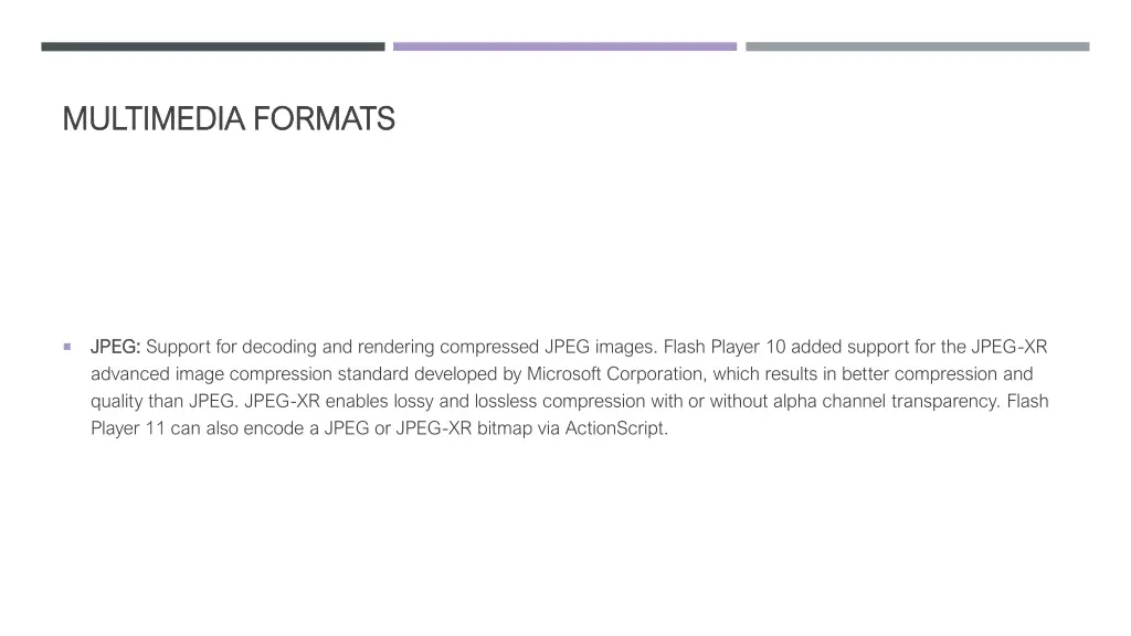multimedia formats multimedia formats 3