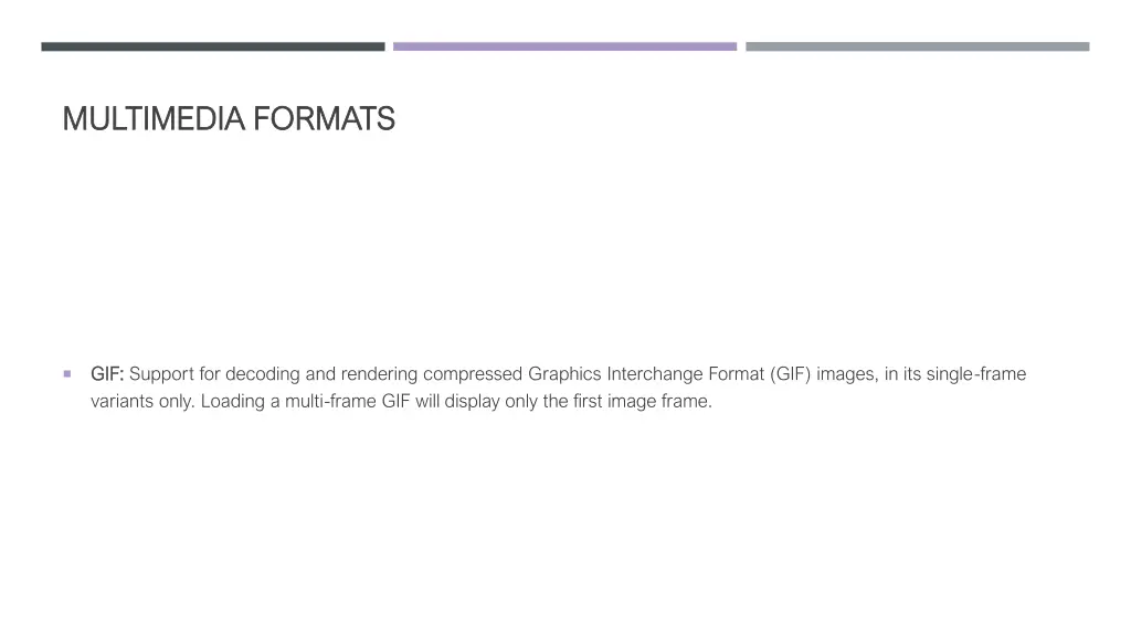 multimedia formats multimedia formats 4