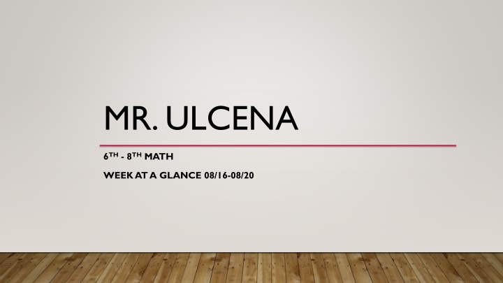 mr ulcena
