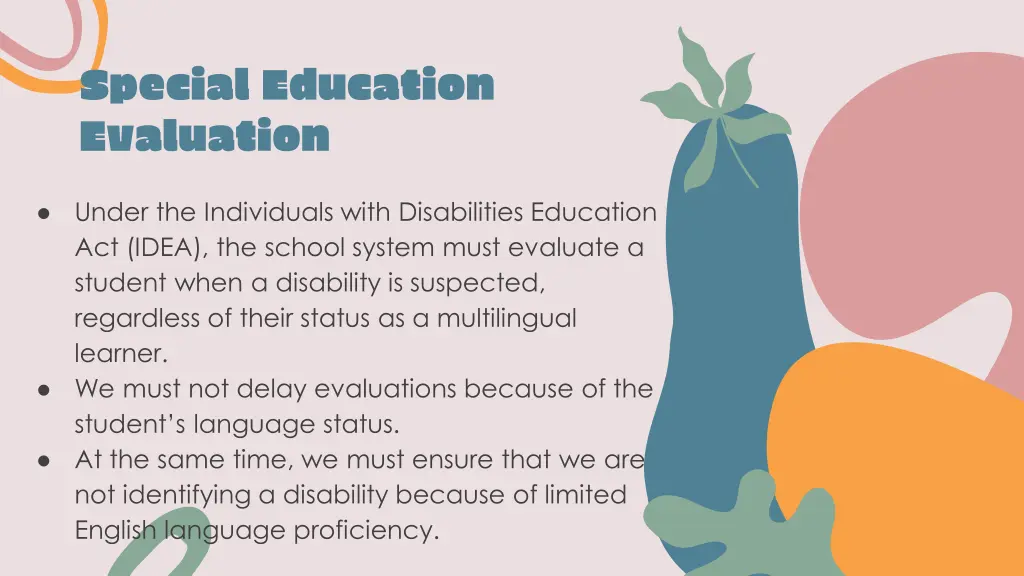special education evaluation