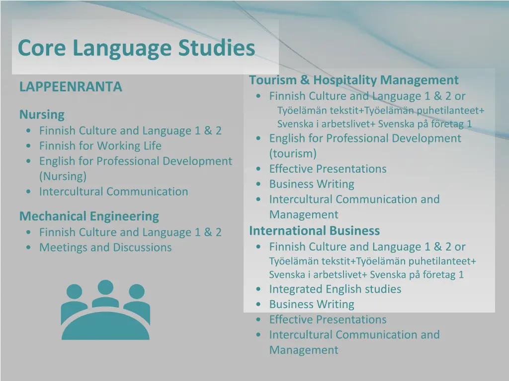 core language studies