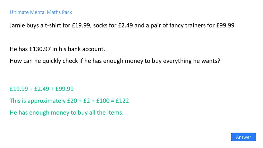 ultimate mental maths pack 12