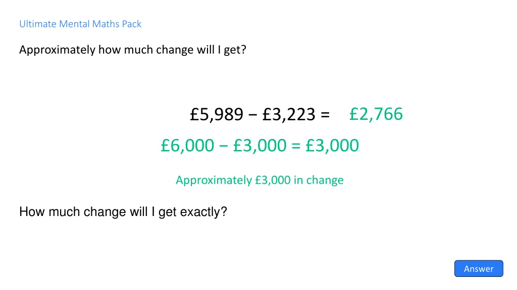 ultimate mental maths pack 17