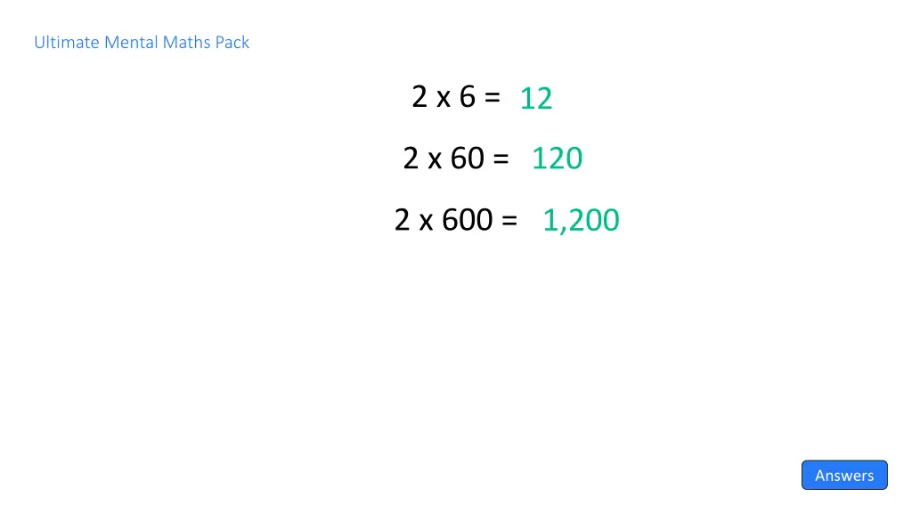 ultimate mental maths pack 6