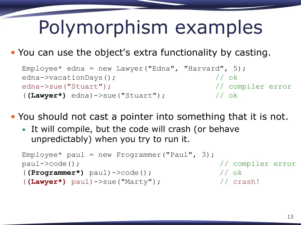 polymorphism examples