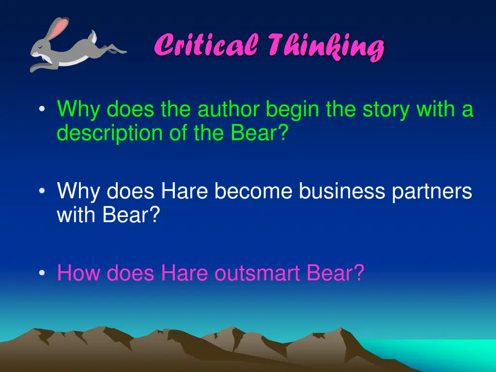 critical thinking