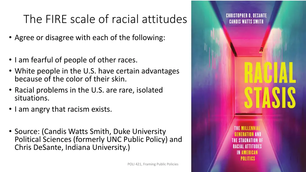 the fire scale of racial attitudes