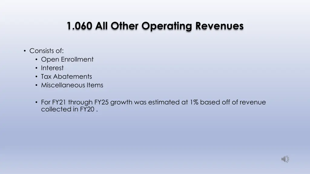 1 060 all other operating revenues