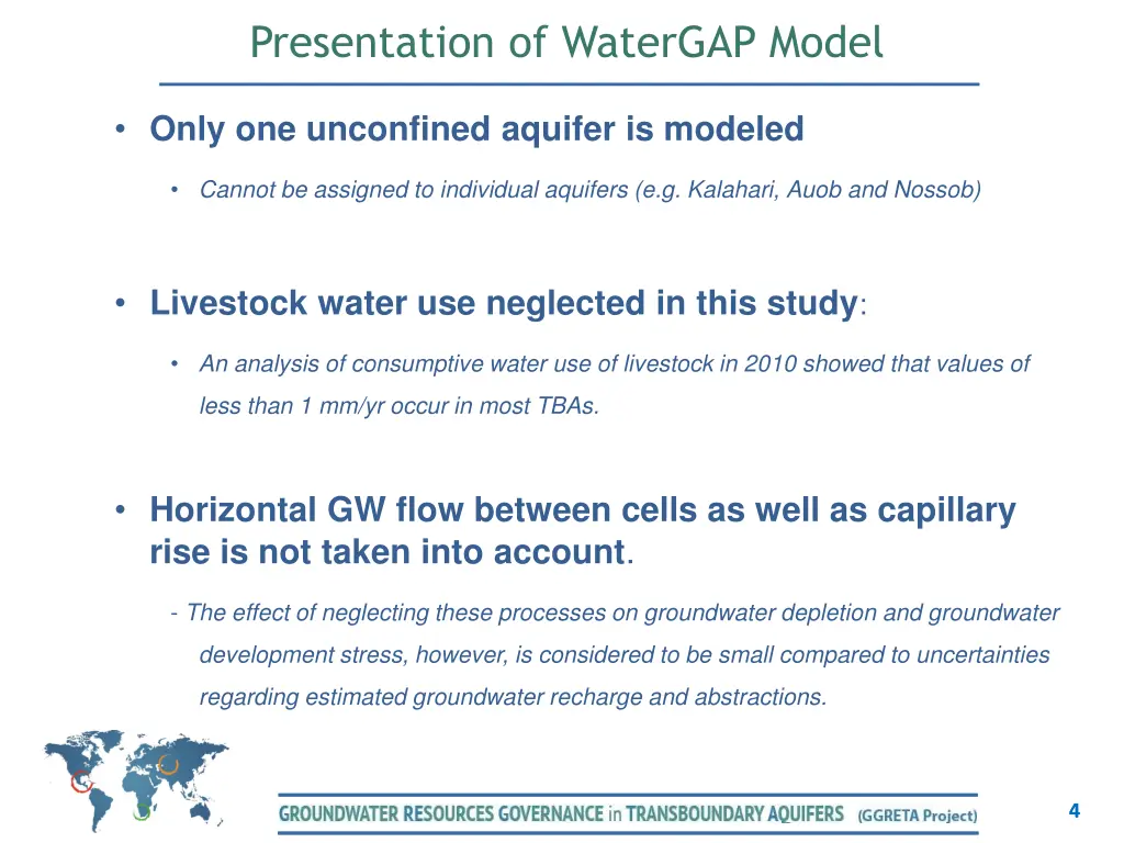 presentation of watergap model 1