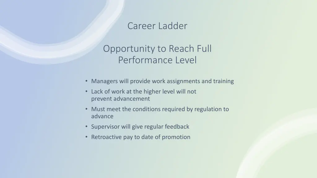 career ladder