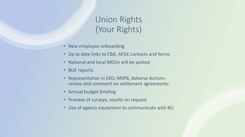 union rights your rights