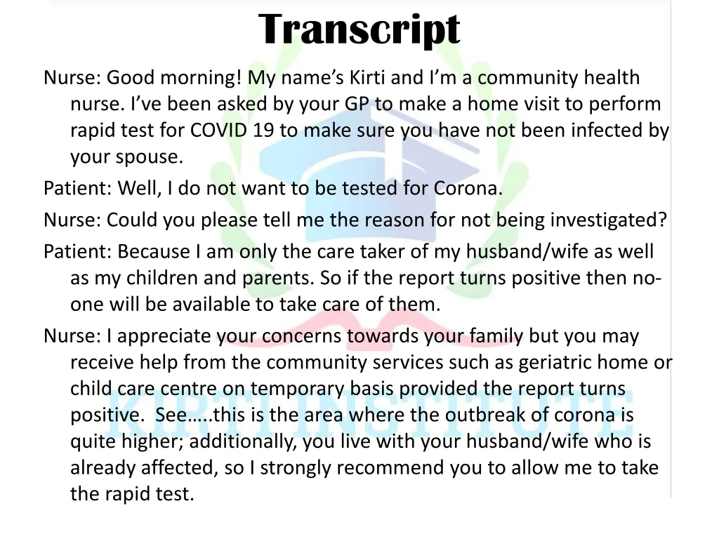transcript