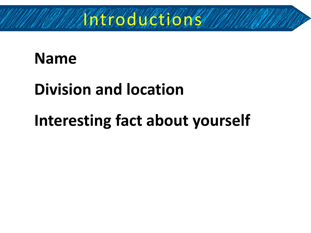 introductions