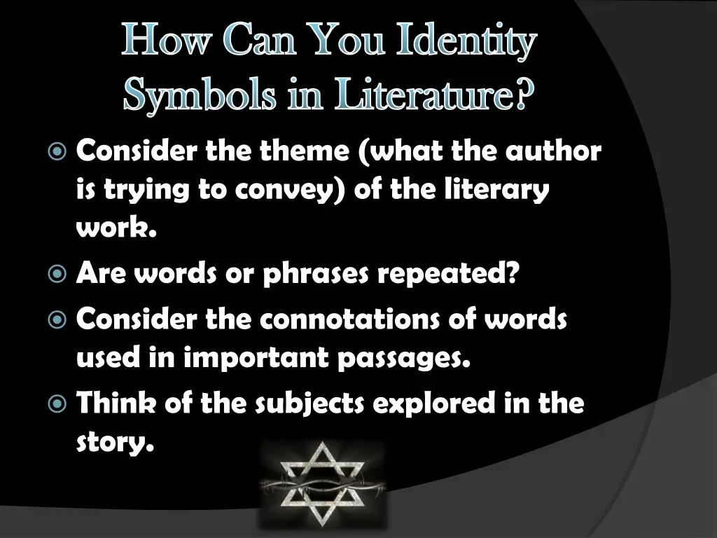 how can you identity how can you identity symbols