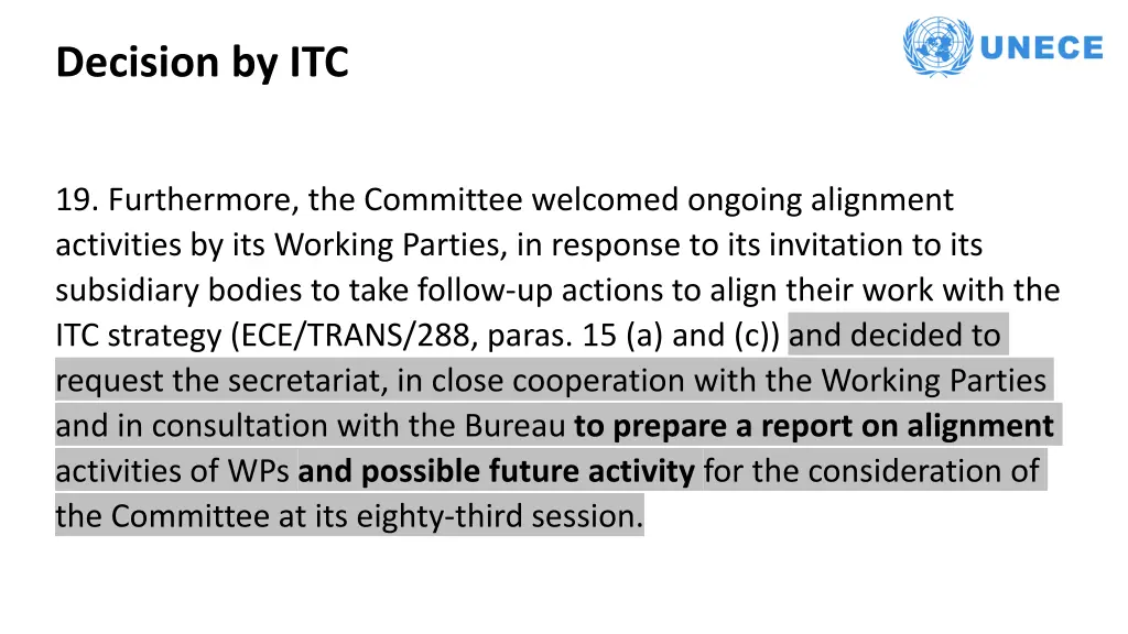 decision by itc