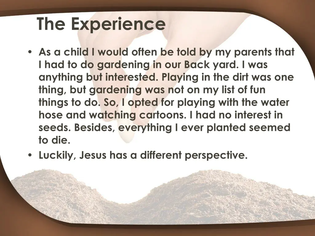the experience
