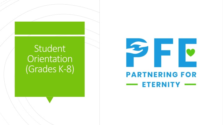 student orientation grades k 8