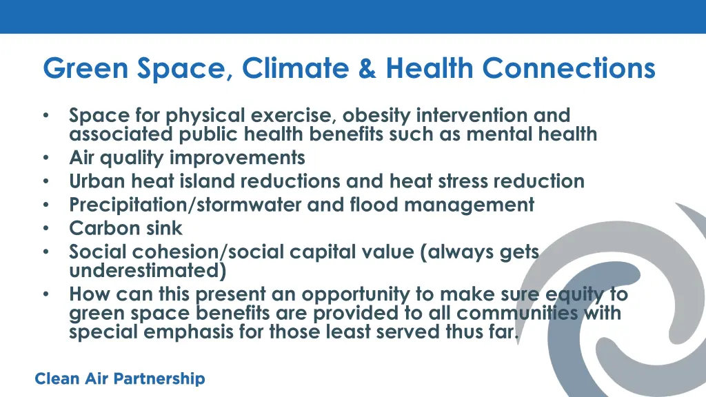 green space climate health connections