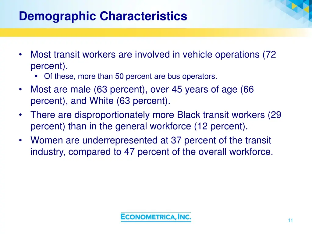 demographic characteristics