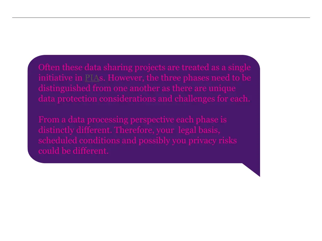 often these data sharing projects are treated