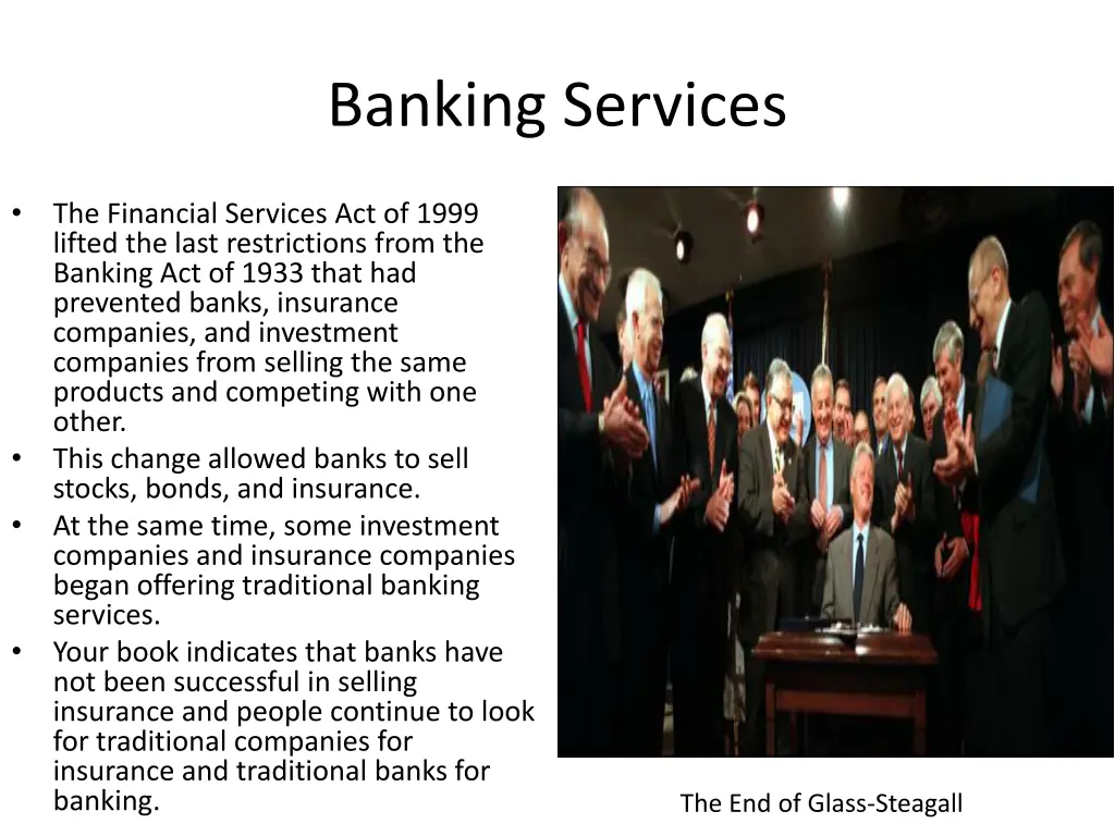 banking services