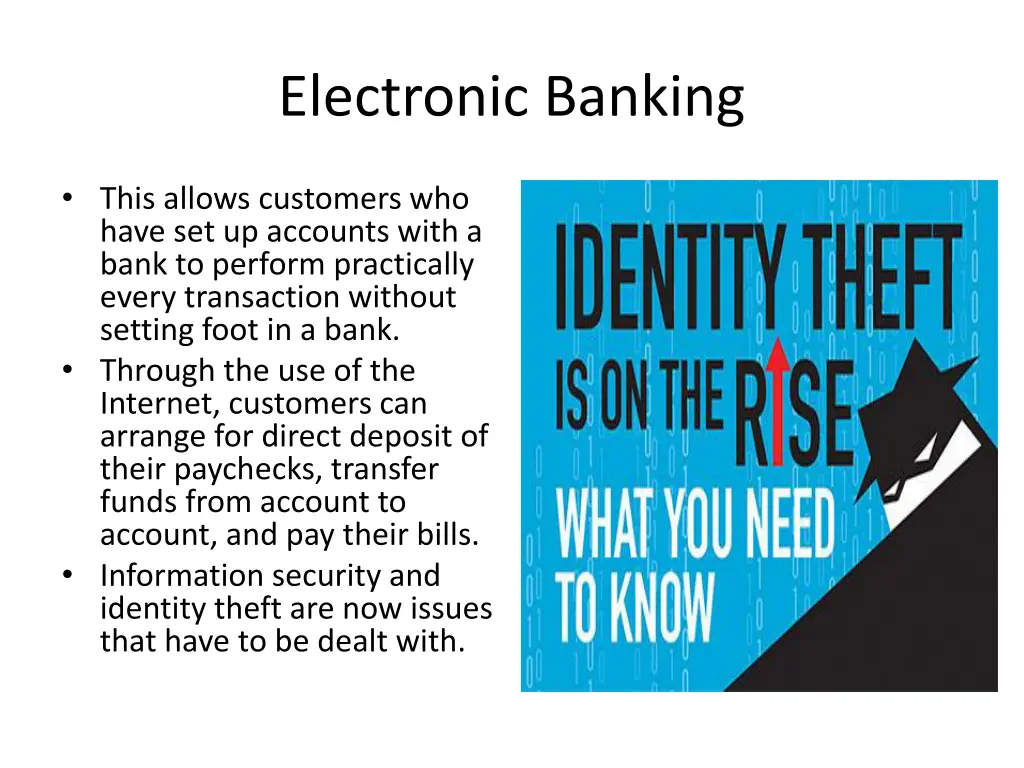 electronic banking