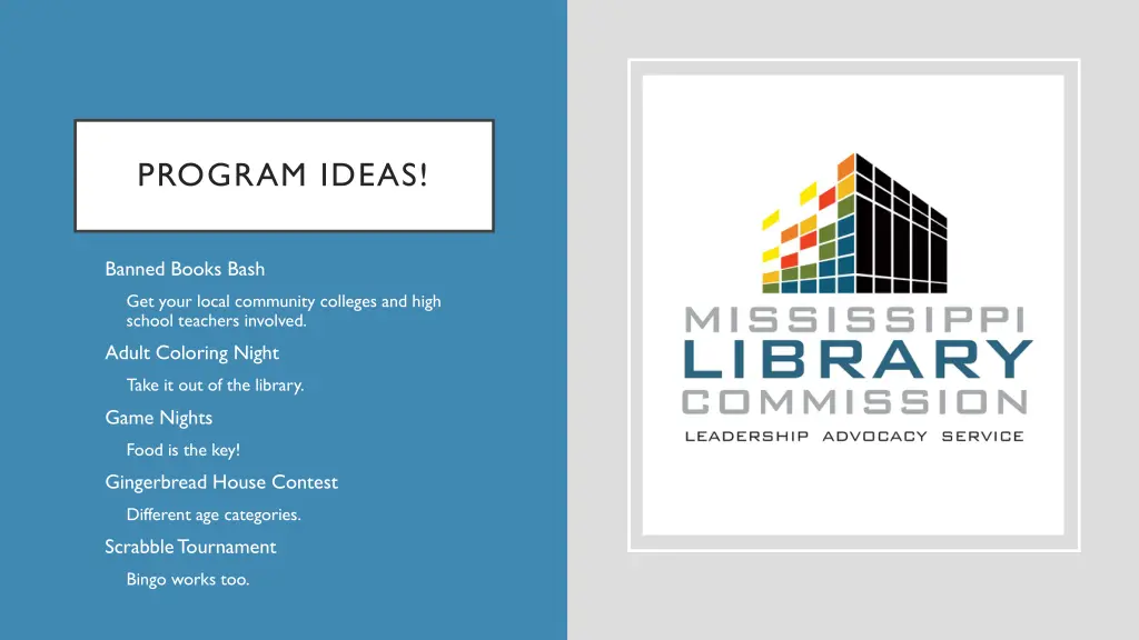 program ideas