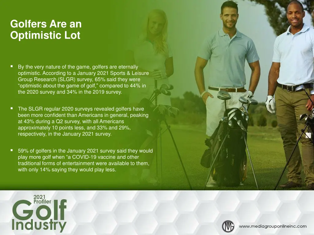 golfers are an optimistic lot