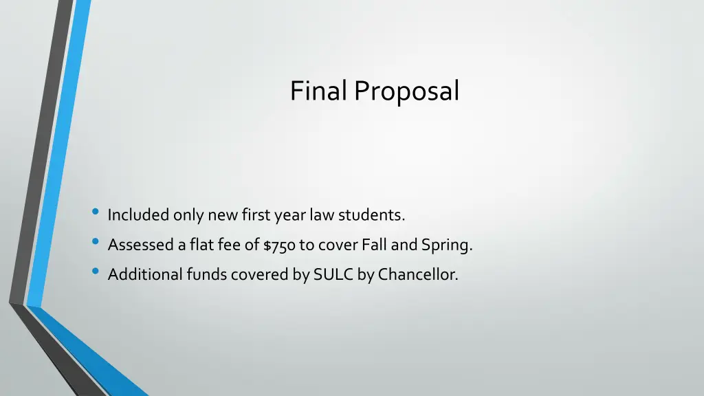 final proposal