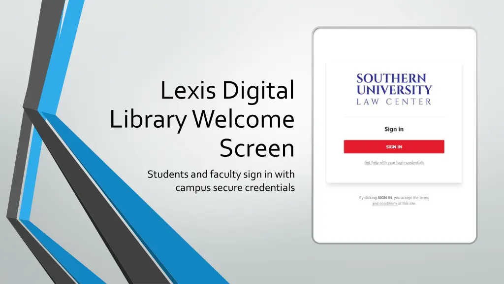 lexis digital library welcome