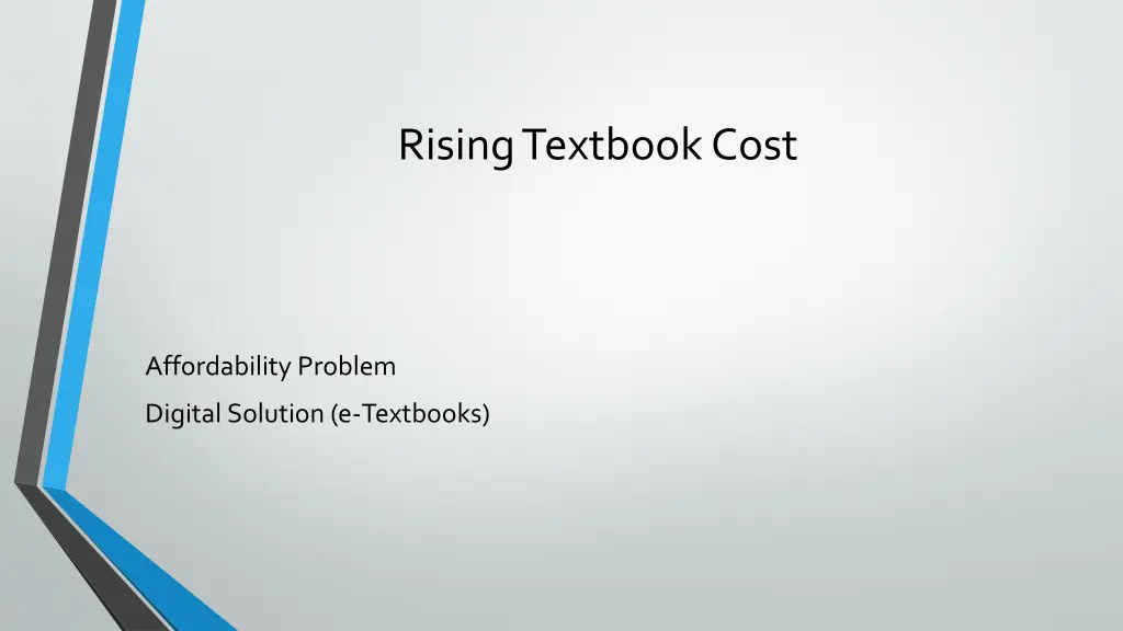 rising textbook cost