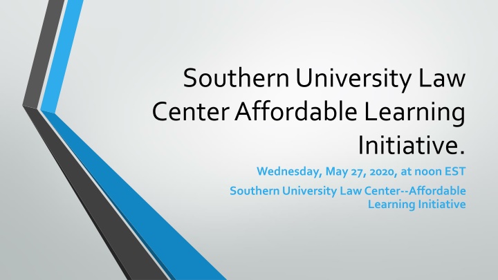 southern university law center affordable learning
