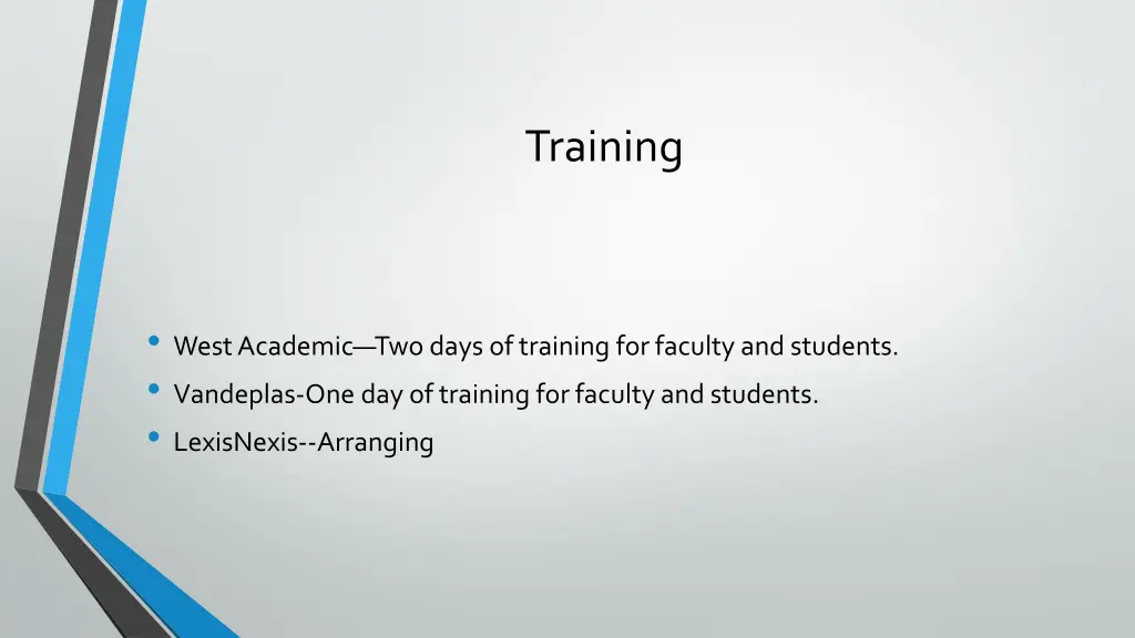 training